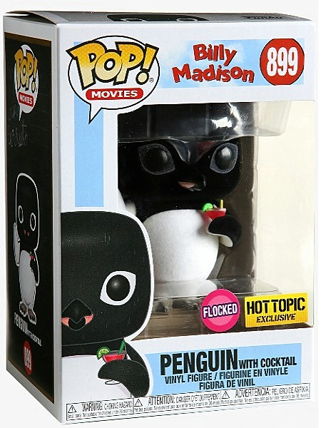 Funko POP #899 Billy Madison Penguin with Cocktail Flocked Exclusive Figure